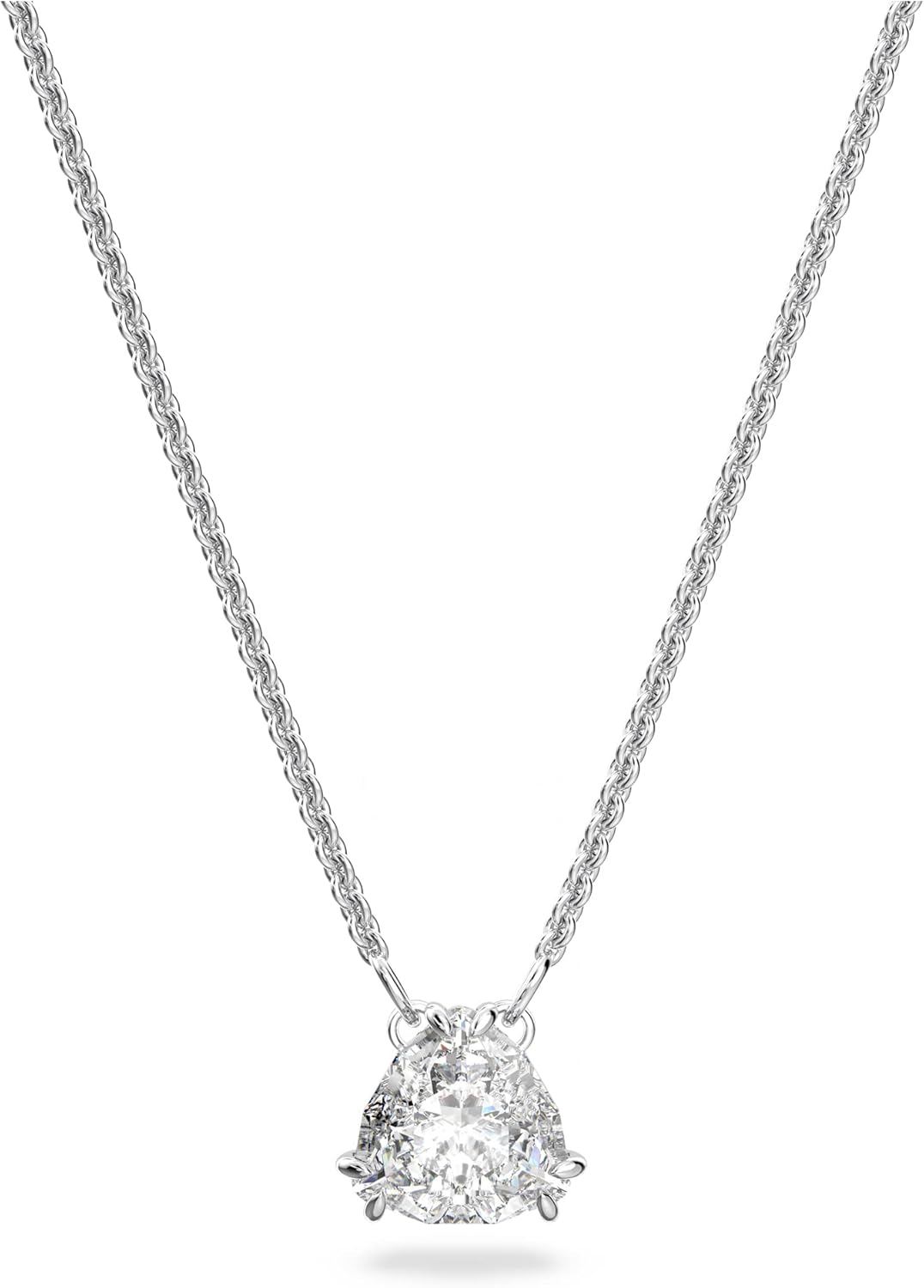 Swarovski Millenia Pendant, Trilliant Cut Crystal, White, Rhodium Finish