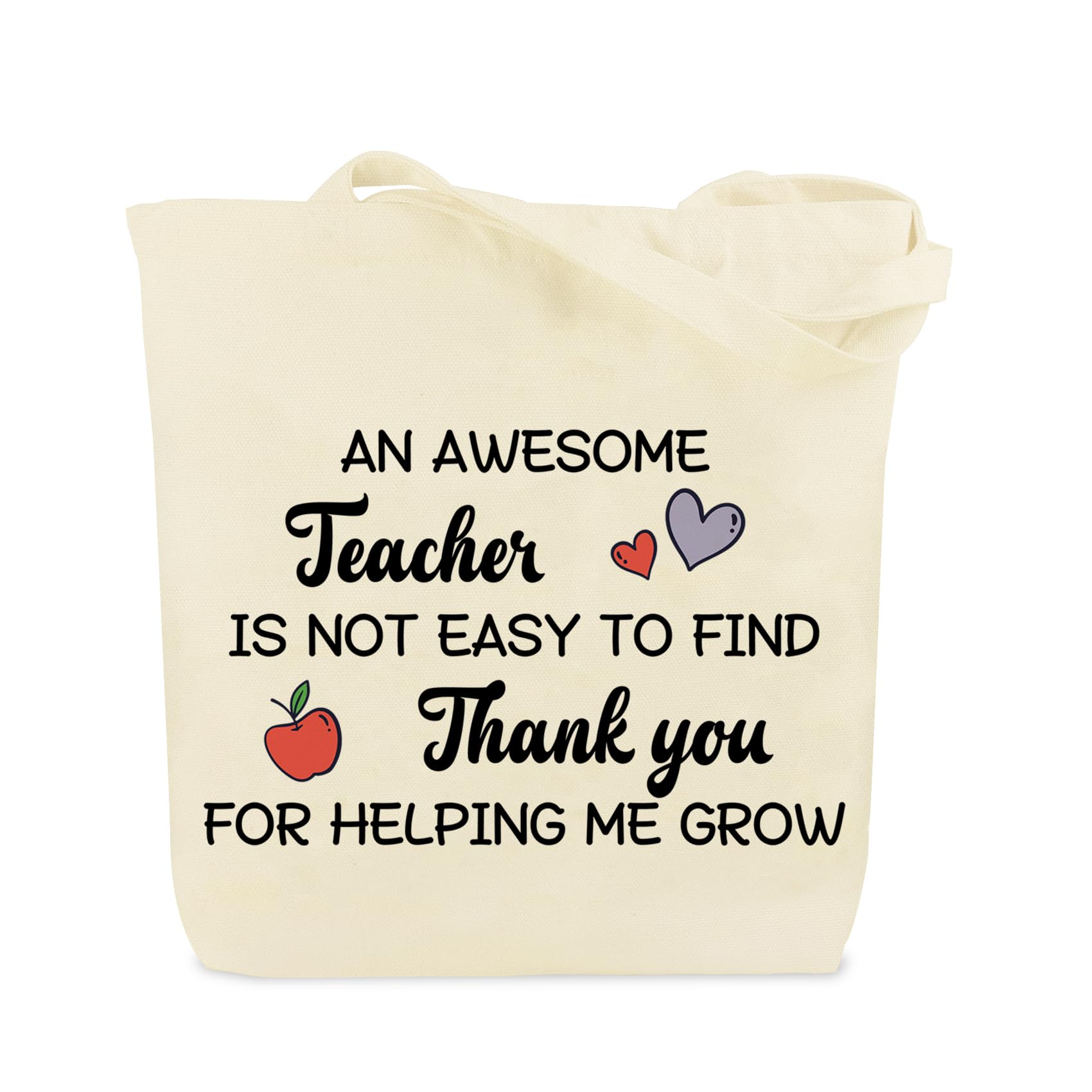 WRNZL Teacher Appreciation Gifts for Women Christmas End of Year Retirement Back To School Gifts for Teacher Tote Bag