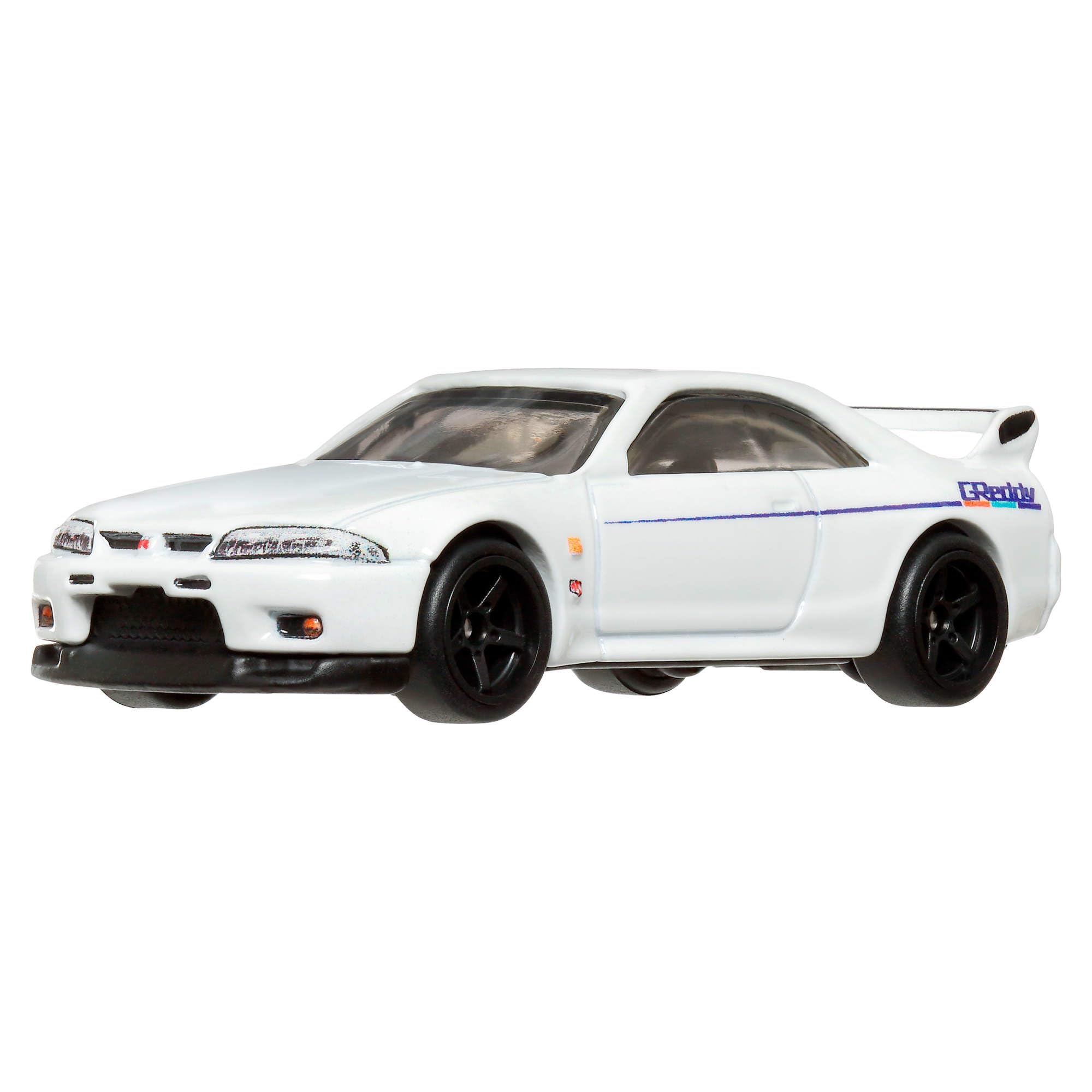 Hot WheelsPremium Nissan Skyline R-33, Car Culture Circuit Legends Vehicles for Kids 3 Years Old & Up and Adult fans and Collectors, Premium Collection of Car Culture 1:64 Scale Vehicles, HRV99