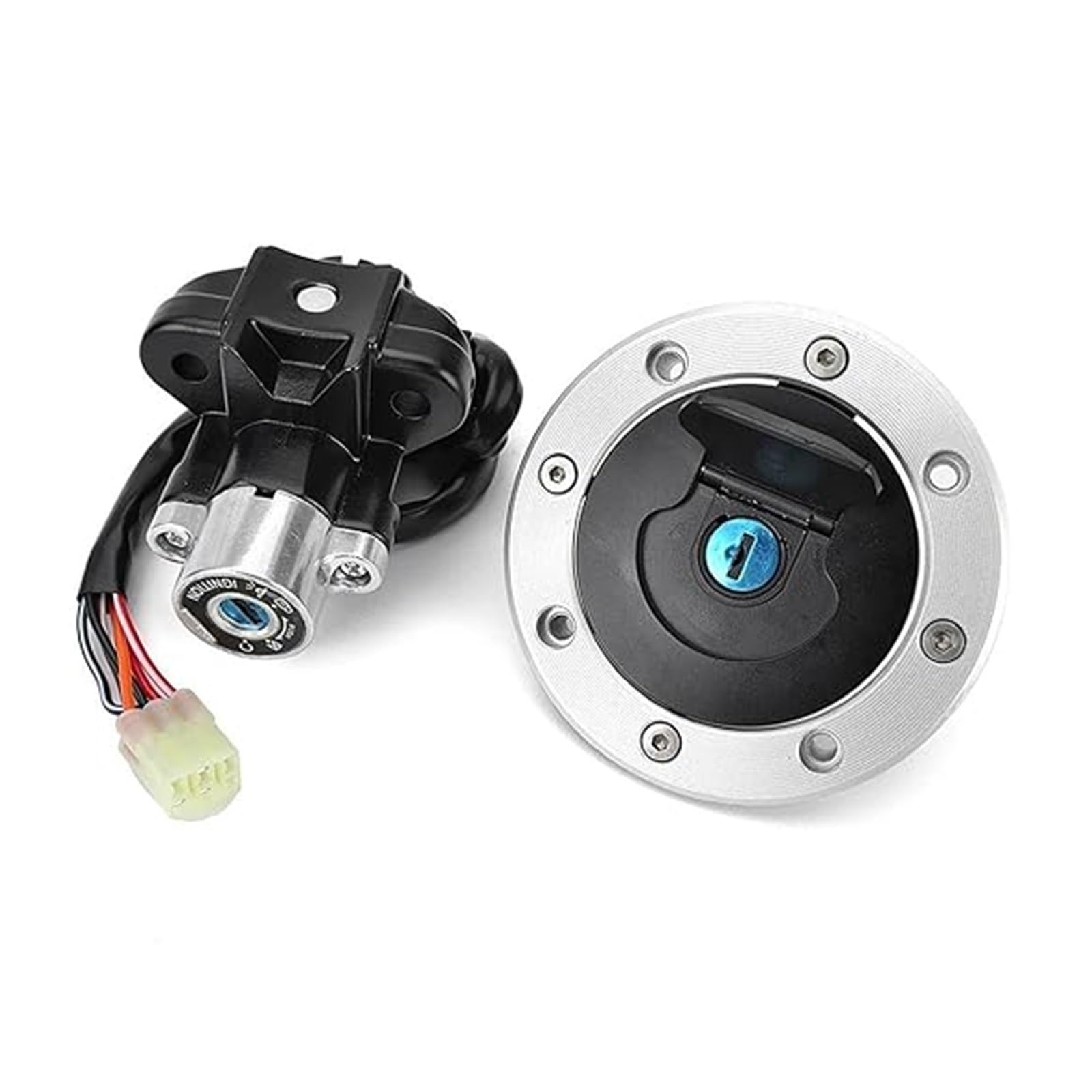Cerradura De Encendido para Suzuki para GSF1200 para Bandit 1997-2005 Accesorios Interruptor Arranque Juego Llaves Bloqueo Tapa Combustible Gasolina Motocicleta