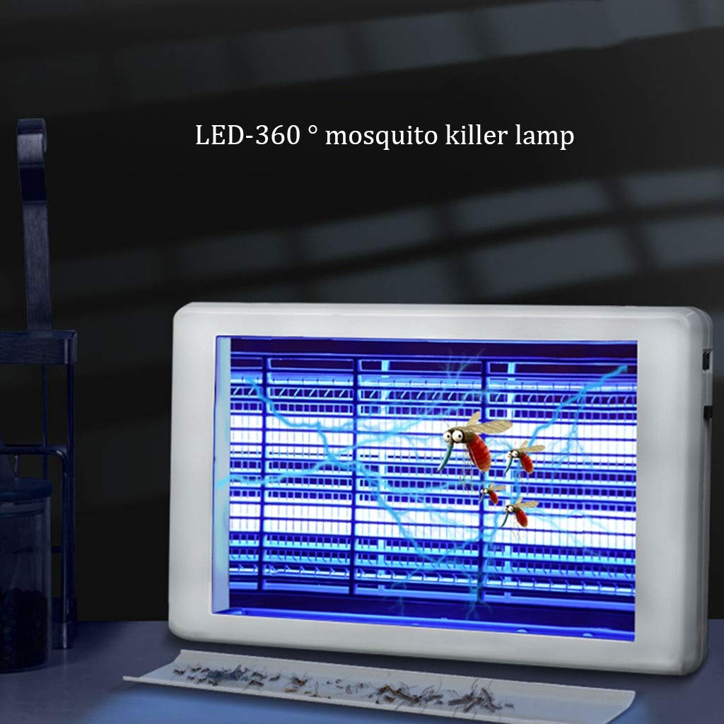 Trappola per zanzare, Lampada elettrica antizanzare, Lampada antizanzare per Interni, Lampada UV antizanzare per casa e Commerciale, Lampada antizanzare a LED