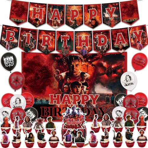 Birthday Party Decorations Supplies: Banner Photo Backdrops Balloons Cake Toppers Cake Decorations