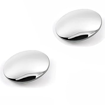 TASLAR Blind Spot Mirror Round HD Glass Convex Rear View Mirrors for Cars, Motorcycles, Trucks - Pack of 2