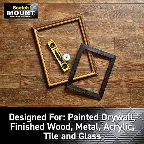 Scotch-Mount Indoor Double-Sided Mounting Tape Mega Roll 110H-Long-Dc, 3/4 In X 350 In #TOP3