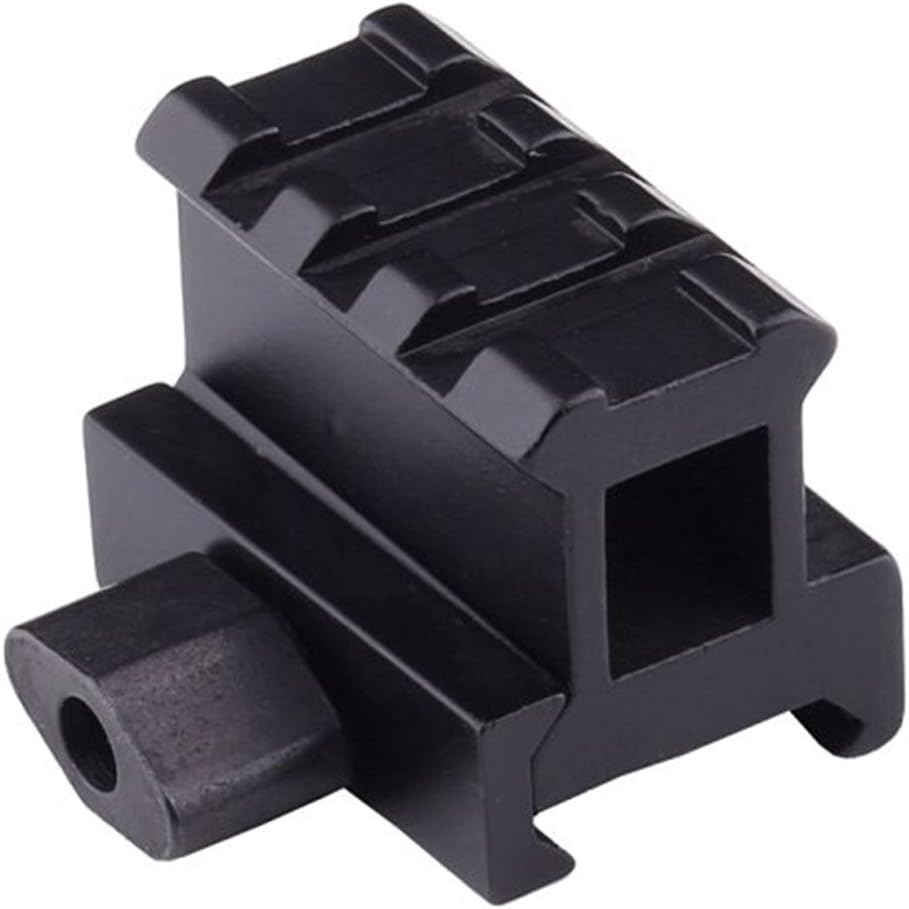 FIRE WOLF Riser Mount for gun with Picatinny/Weaver Rail High Profile Riser Mount with 3 slots 20mm Weaver