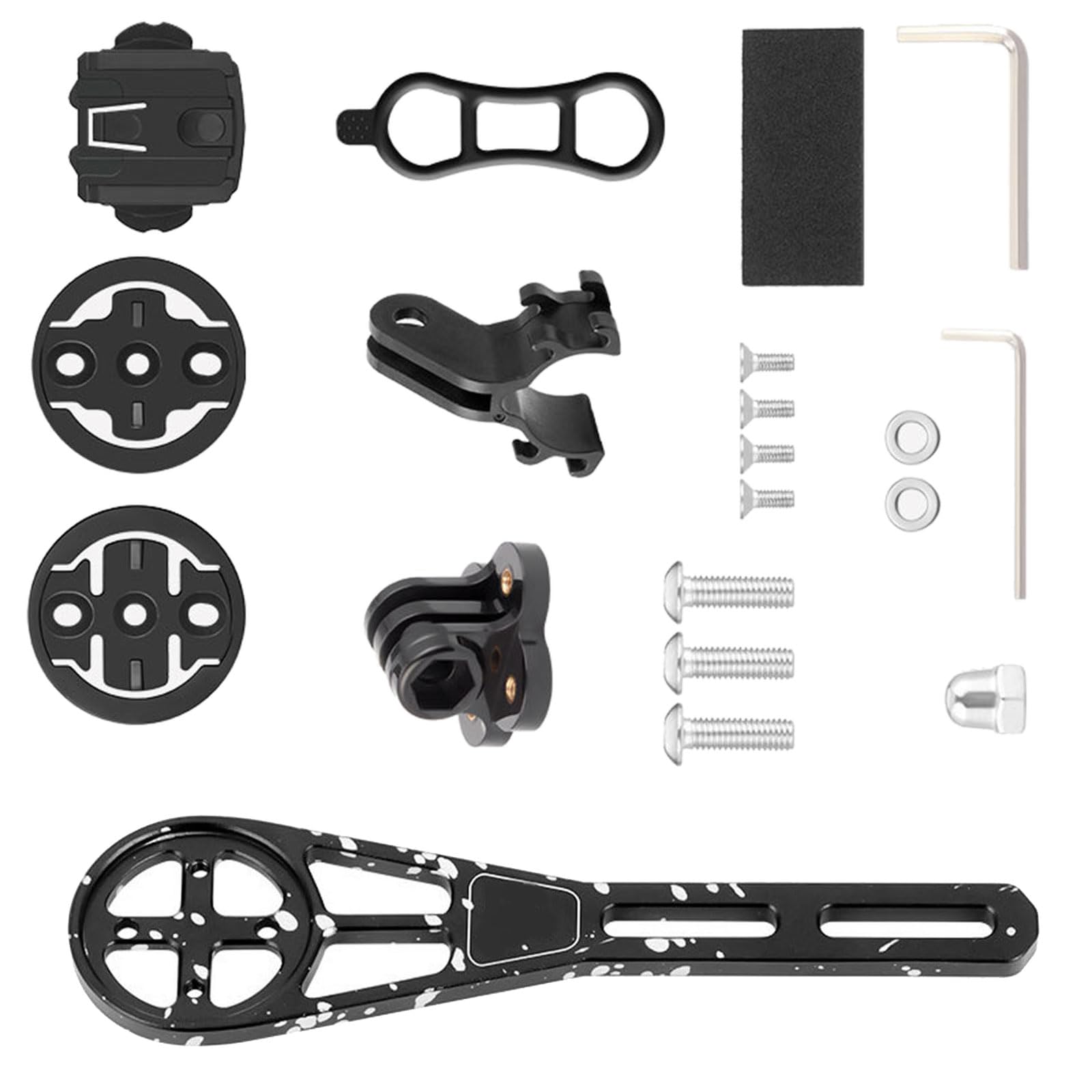 mioosho 1set Aluminum Alloys Bike Handlebars Mount Durability Handlebars Counter Brackets for Cycling Computers