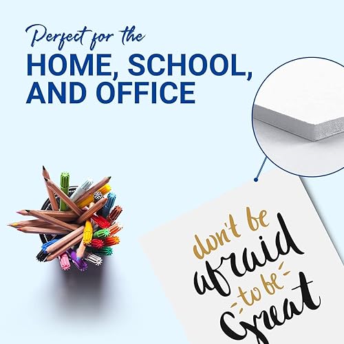 Miniatura 3 de Hojas de espuma blanca  20 x 30 pulgadas  10 hojas  Ideal para manualidades, presentaciones y proyectos escolares  Duradero y ligero  Tableros de