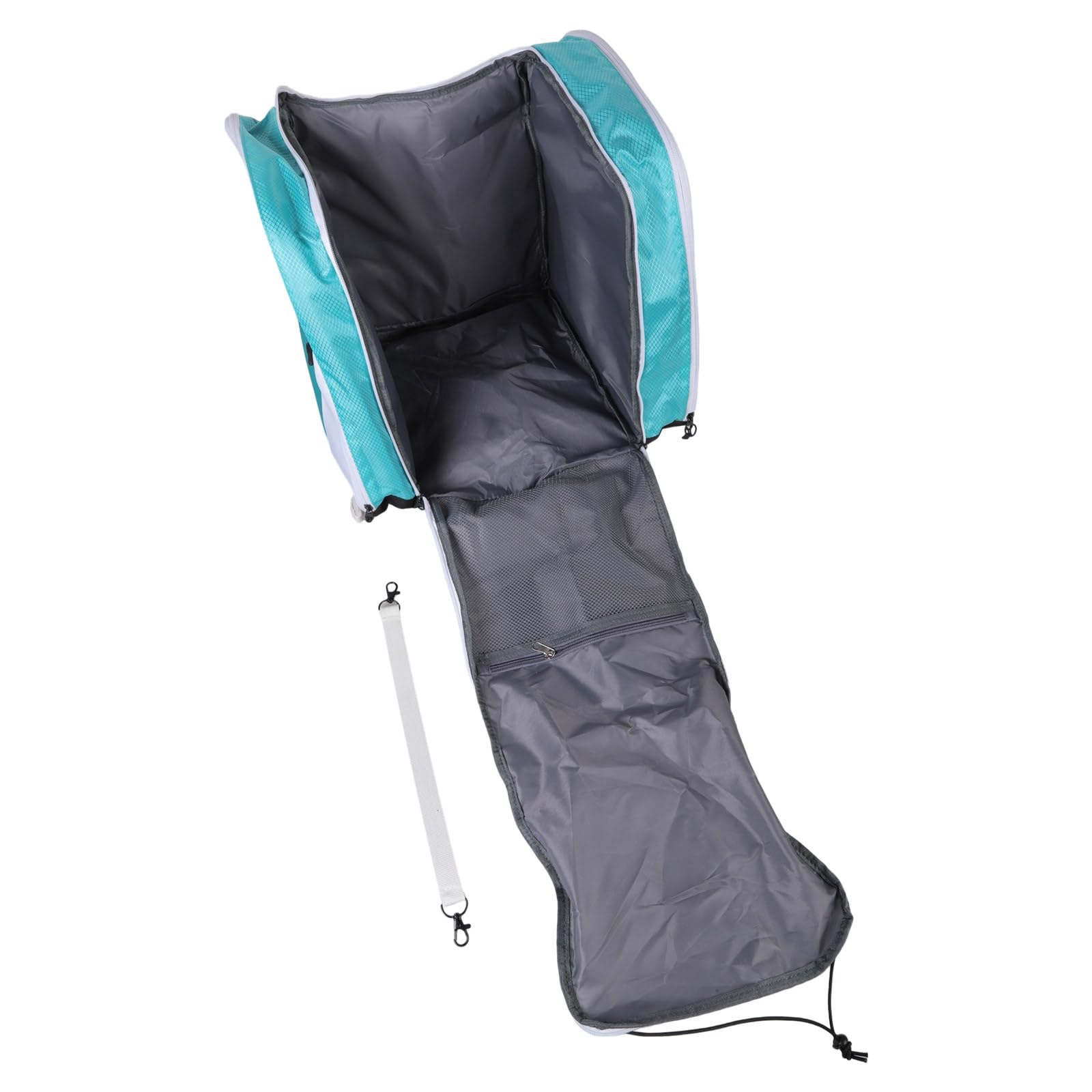 1 zaino ventilato per scarponi da sci con cinghie regolabili, tessuto Oxford impermeabile per viaggi all'aperto e sport, spaziosa borsa da viaggio