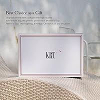 Vista 4 de KRT Edredón de plumón de ganso de invierno de alta calidad, tamaño King, funda 100% algodón, color blanco sólido con 8 pestañas de esquina, 106 x 90