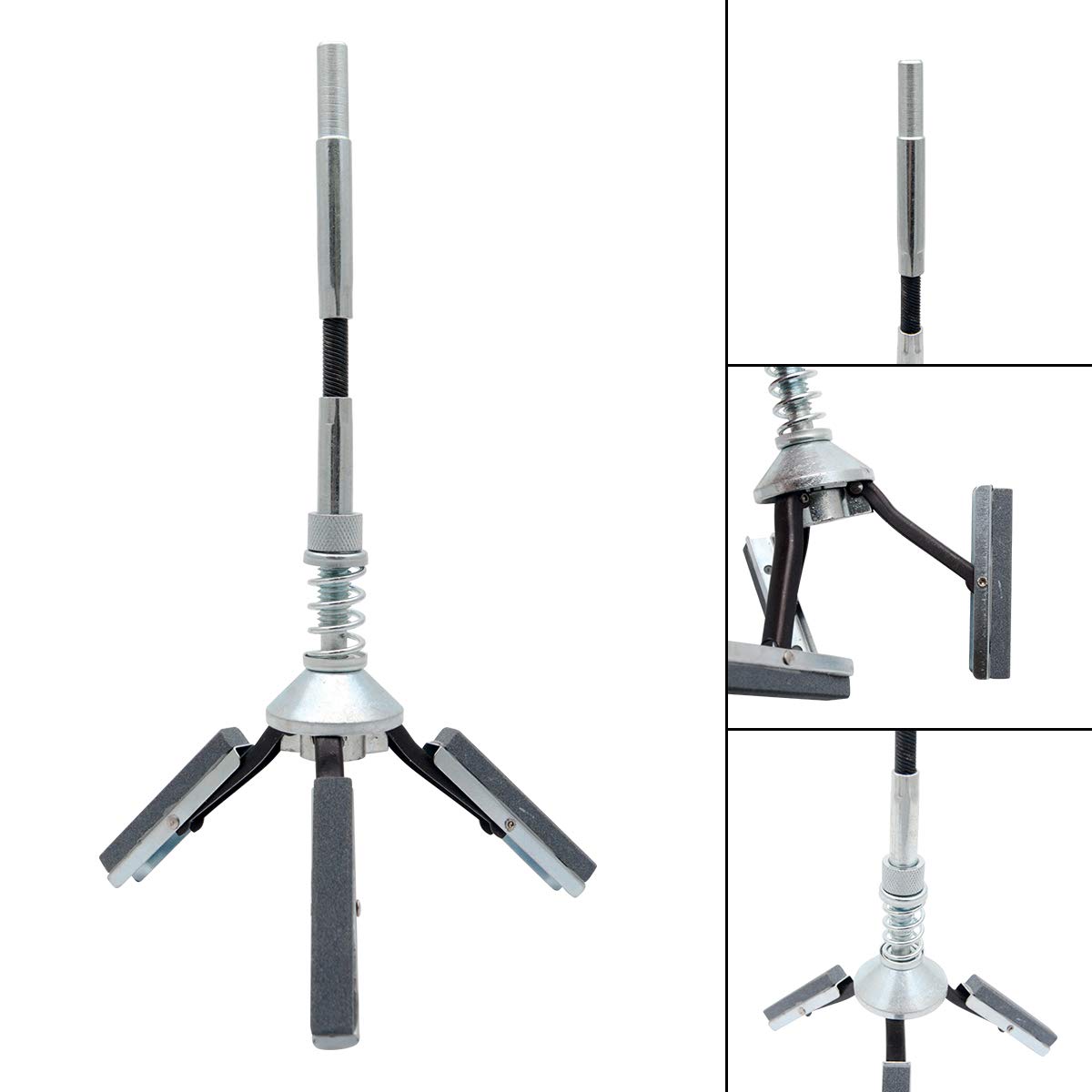 Riloer Strumento per levigatura del cilindro del motore dell'automobile, cilindro del freno, albero flessibile, 3 artigli, strumenti per la macinazione della pietra regolabile, per tosaerba, motore