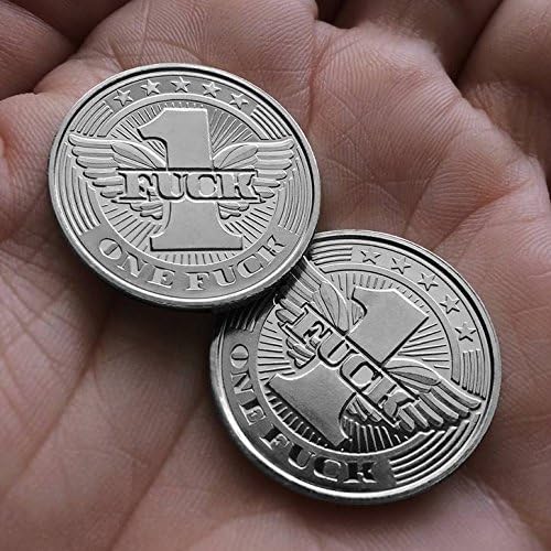 ZFG Inc. Zero F's Given Giftable Novelty Joke Coins, Color Silver, Flying F*ucks, 10-Pack