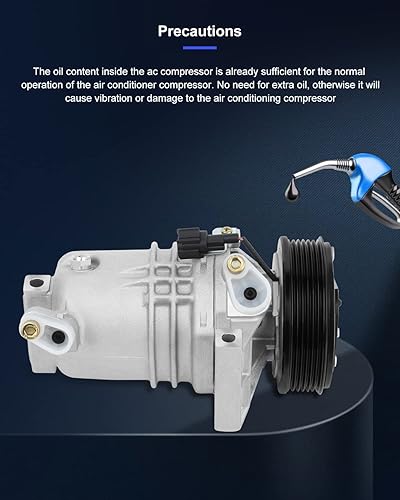 Miniatura 273 de ECCPP Compresor de CA 1999-2003 apto para Chevrolet Tracker para Suzuki Vitara 2.0L compresor de aire acondicionado