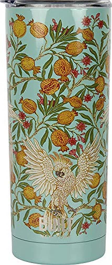 BuiltStainless Steel Travel Mug with Lid, V&A Design, 590 ml (20 oz) - Cockatoo