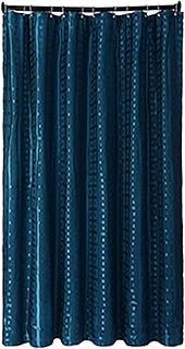 Fabric Shower Stall Curtains Waterproof Hotel Luxury Spa Printed Checkered Bathroom Decorative Curtains Machine Washable,B180*200cm (Dw180*h180cm)