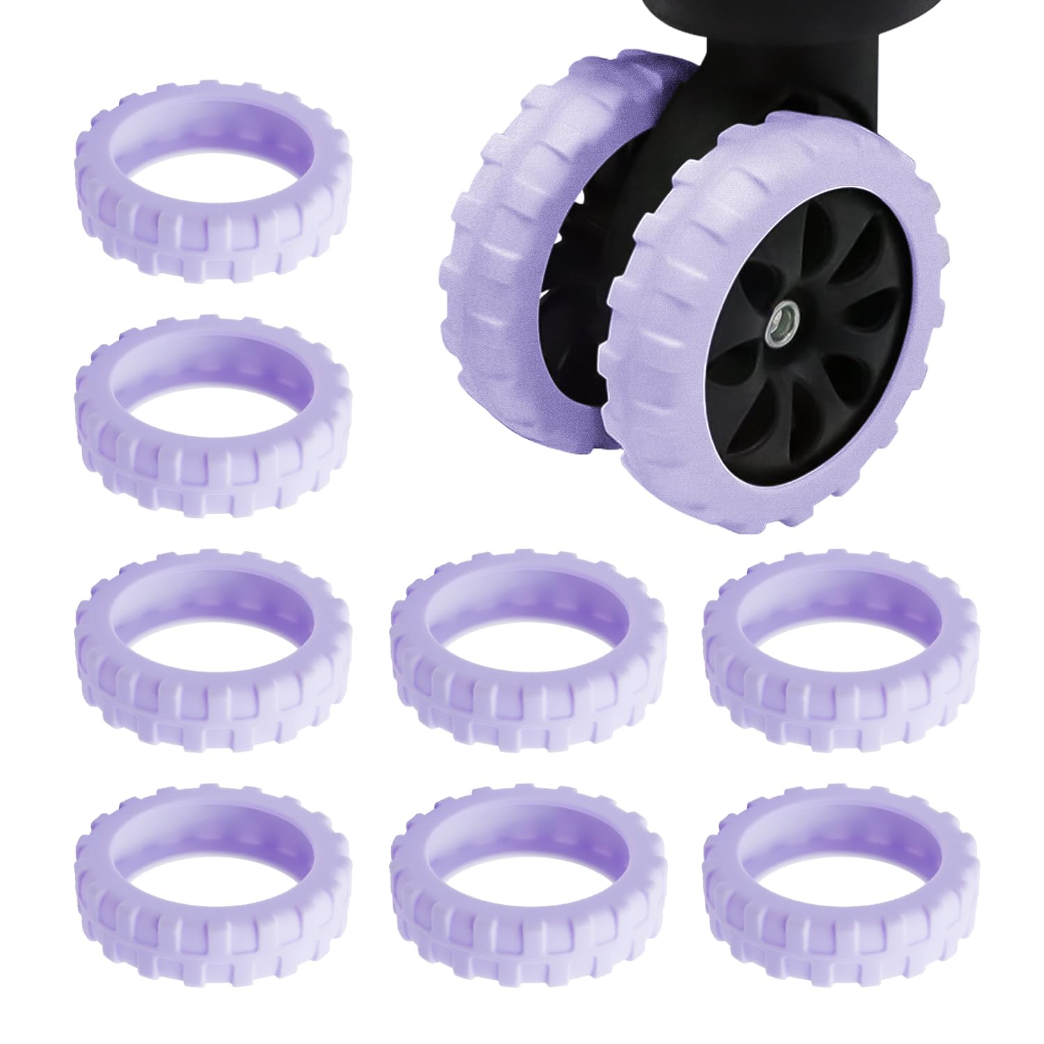 Amazon.co.jp: [OMKUY] スーツケース キャスターカバー 8個セット