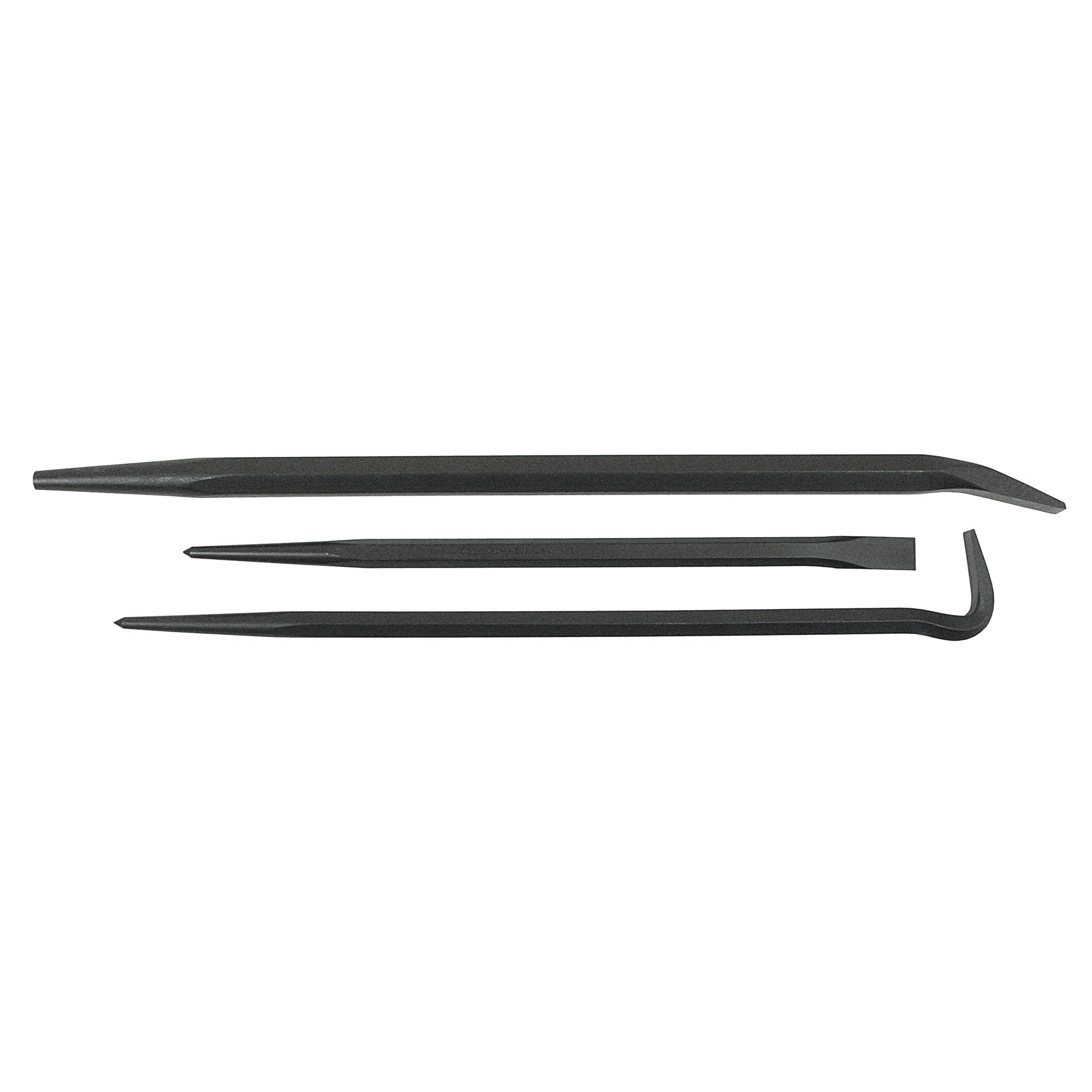 Mayhew Tools 61306 Line-Up Pry Bar Set, 3-Piece, Black Oxide Finish