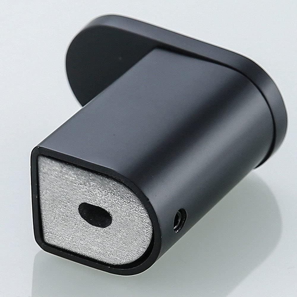 Modern Matte Black Bathroom Hardware Set - Towel Rail, Robe Hook, Tissue Holder & Toothbrush Stylish & Durable Accessories(Robe Hook)