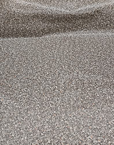 Usa Pond Products' - 6X10 Tan Pond Liner With Brown Printed Pebble Design-6'W X 10'L (1.83M X 3.05M) In 25-Mil Brownstone Pvc (0.63Mm)-Fish/Plant Friendly For Koi Ponds, Streams & Water Gardens #TOP1
