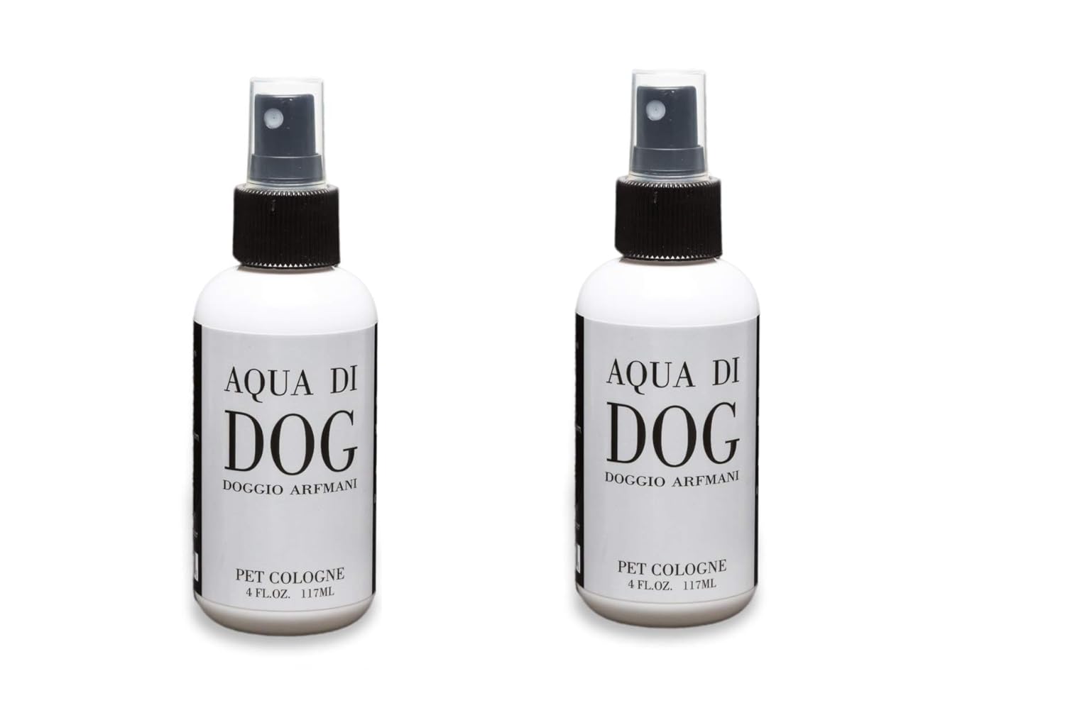 by Nature Labs Designer Pet Colognes, Pet Fragrances for the Best Smellers. (2) 4oz Bottles (Aqua Di Dog)