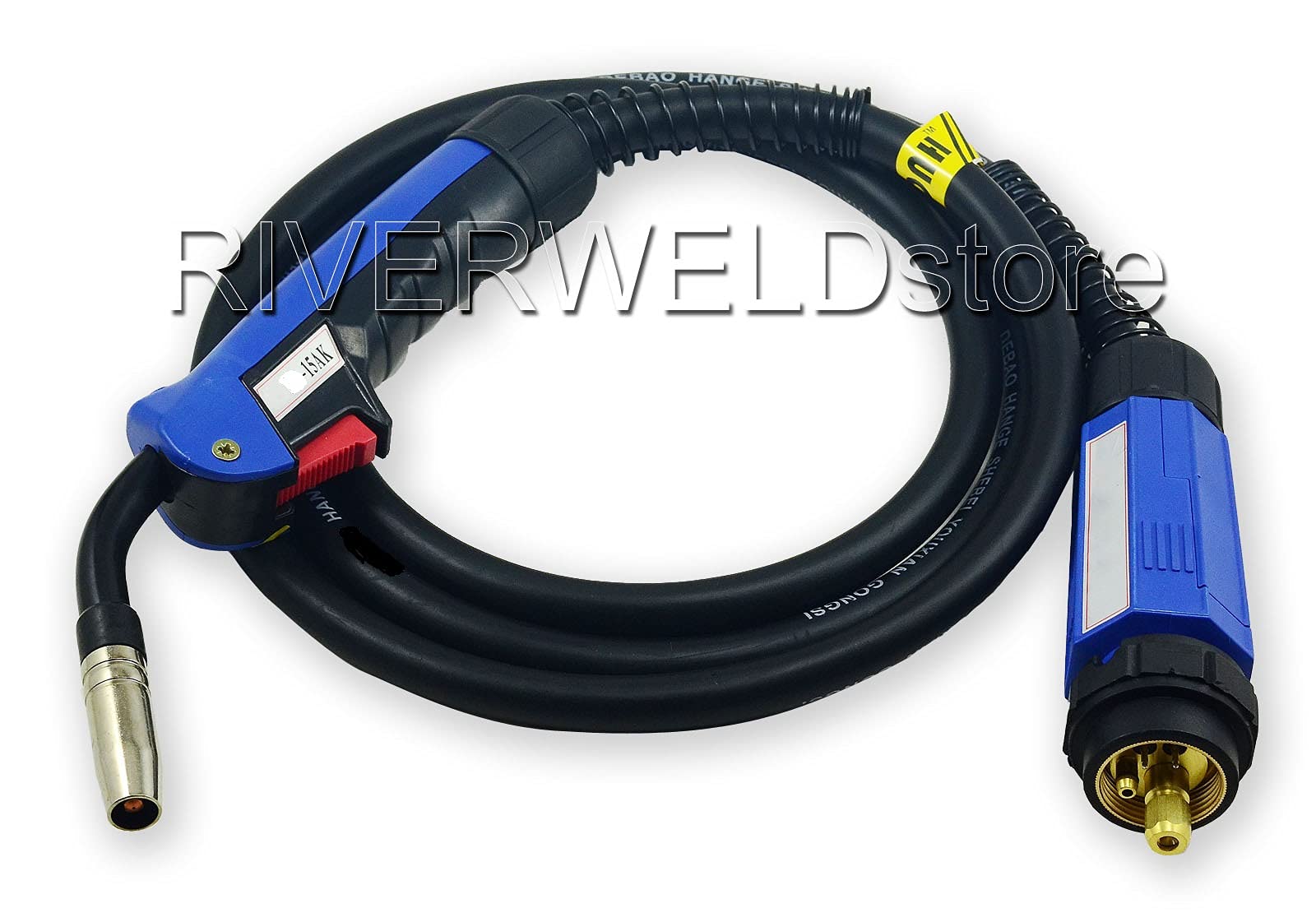 RIVERWELD 15AK MB15 MIG MAG Welding Torch Air-cooled Euro Connector 180A 3M (10ft)
