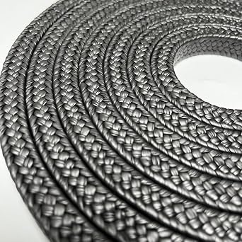 Black GFO Gland Packing Graphite PTFE Gland Packing Genuine for Sealing Material 5 Meters 6mm*6mm