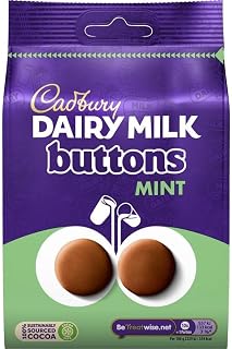 Cadbury Dairy Milk Buttons Mint Chocolate Bag 110g