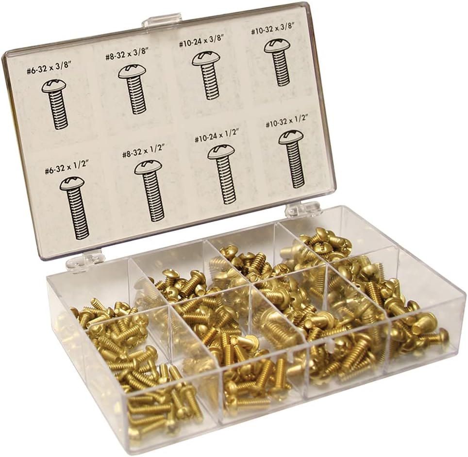 Brass Bibb Screw Assortment Kit