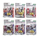 Transformers Kre-O Custom Kreons Collection 1 Bundle 6 Pack Includes: Optimus Prime, Bumblebee, Iron Hide, Megatron, Starscream & Soundwave (1 of Each)