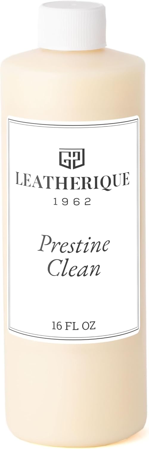 Leatherique Prestine Clean 16 oz | Leather Cleaner & Conditioner for Cars, Furniture, Saddles & More | Gently Removes Dirt, Oils & Impurities | Works Alone or with Leatherique Rejuvenator Oil