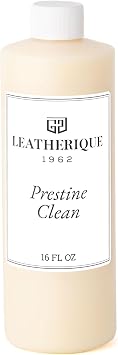 Leatherique Prestine Clean 16 oz | Leather Cleaner & Conditioner for Cars, Furniture, Saddles & More | Gently Removes Dirt, Oils & Impurities | Works Alone or with Leatherique Rejuvenator Oil