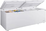 Kenmore 25 Cu Ft Chest Freezer, Convertible Refrigerator, Garage Ready Deep Freezer, Large Capacity Family Size for Bulk Food & Meat Storage, 2 Hanging Basket, White