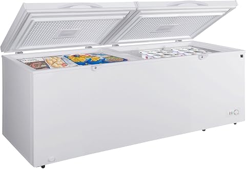Koolatron KKCF25E-W-AZ 25 cu ft Convertible Chest Freezer White
