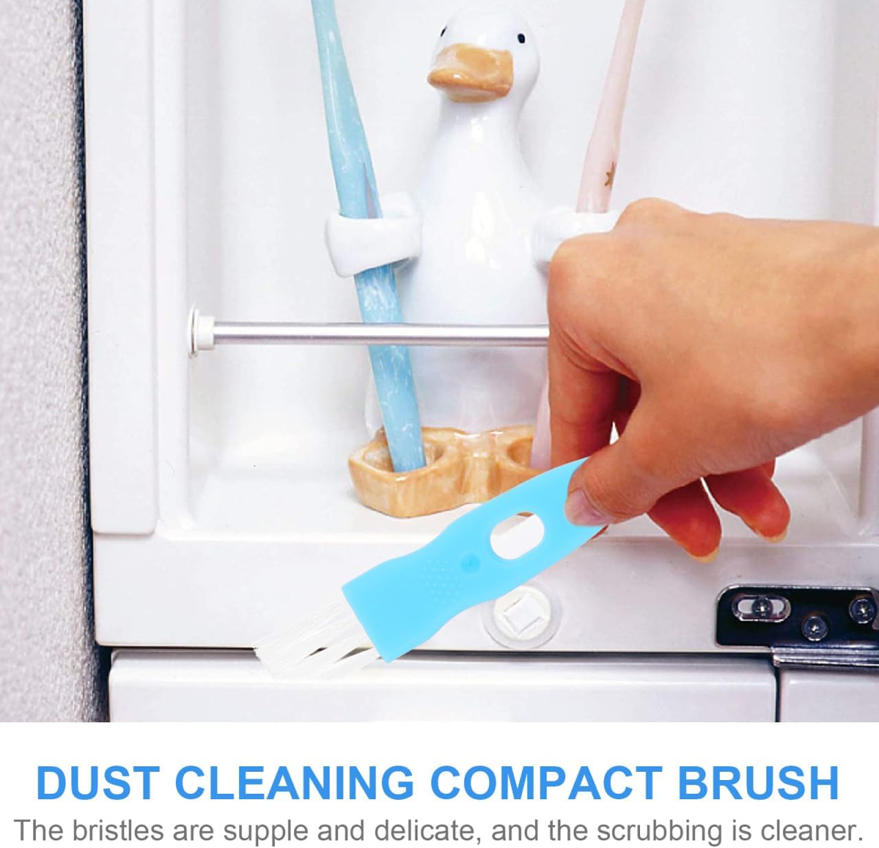 Garlic Masher Cleaning Brush 30pcs Small Brush for Appliances Fine Bristles Sturdy Non-shedding Compact Design