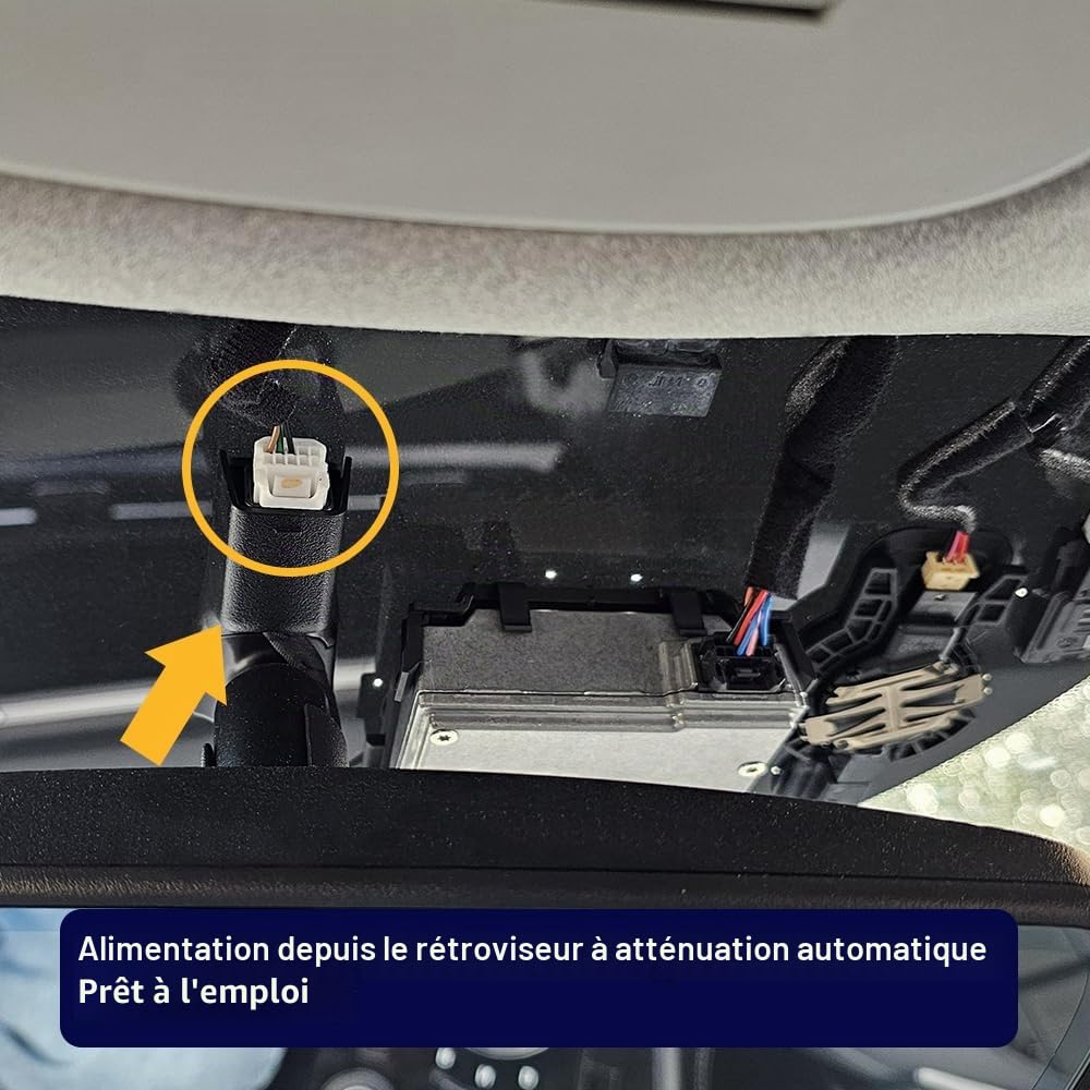 Fitcamx Dashcam Compatible avec Kia NIRO and NIRO EV 2023-2026 (HD2-AT100), Caméra de Voiture 4K OEM, WiFi Vidéo UHD 2160P, G-Senseur, Enregistrement en Boucle, WDR, Plug & Play, Carte 64 Go