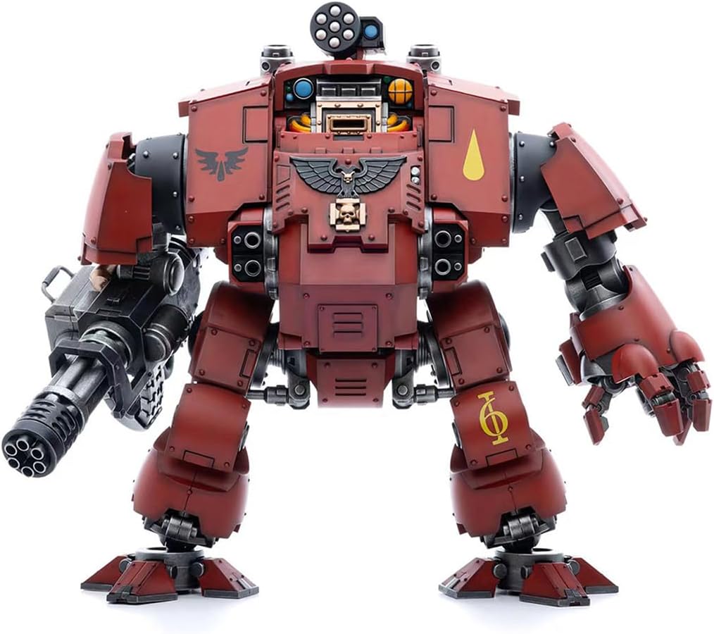 JOYTOY Action Figures Warhammer 40K 11.7inch Blood Angels Redemptor Dreadnought 1/18 Movable Model Collectible Figurine 15+