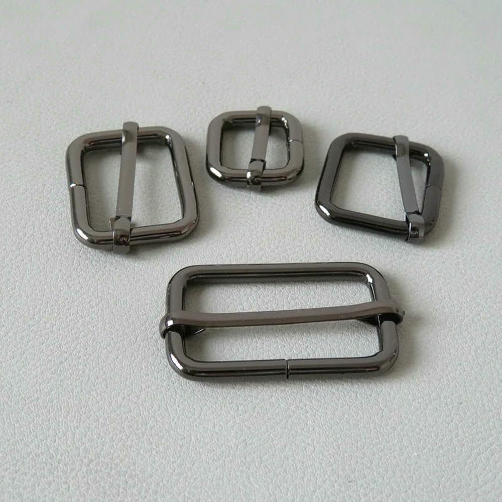 32 Fibbie In Metallo Per Collari E Zaini – Sgancio Rapido, Anelli A D E Tri Glide (25mm) - 4