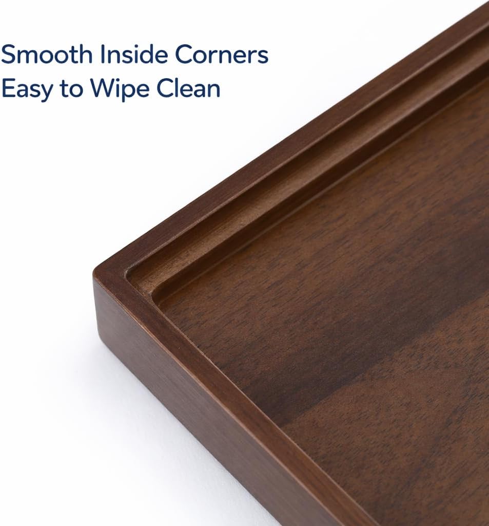 Crumb Catcher for Under 2-Slice Toaster, Wooden Tray