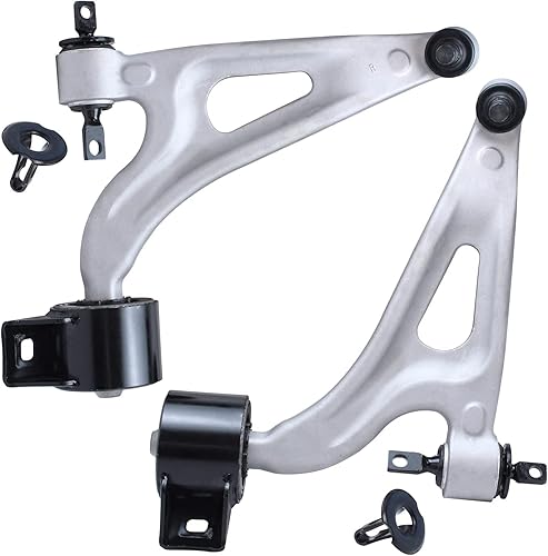 Miniatura 547 de Detroit Axle - Kit de brazos de control de extremo delantero RWD para Dodge Ram 03-06 2500 3500, 2 brazos de control superior con rótula 2 varillas