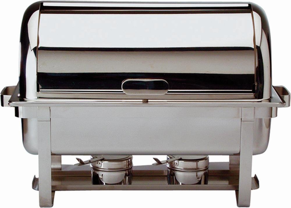 APS Rolltopdeckel acero inoxidable pulido aprox 55 x 34 cm 90° plegable ventana de una parte desmontable para todos los Handels - Escarabajo más comunes