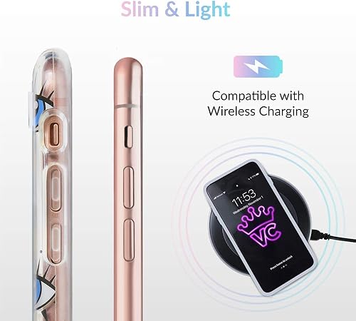 Miniatura 6 de Velvet Caviar Compatible con iPhone XR, funda contra el mal de ojo para niñas, mujeres, fundas protectoras transparentes y bonitas para teléfono