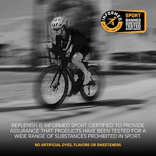 Miniatura 7 de RAW Replenish, fórmula de recuperación de electrolitos en polvo de primera calidad, lima limón (60 porciones)  Suplemento de mezcla de bebida con
