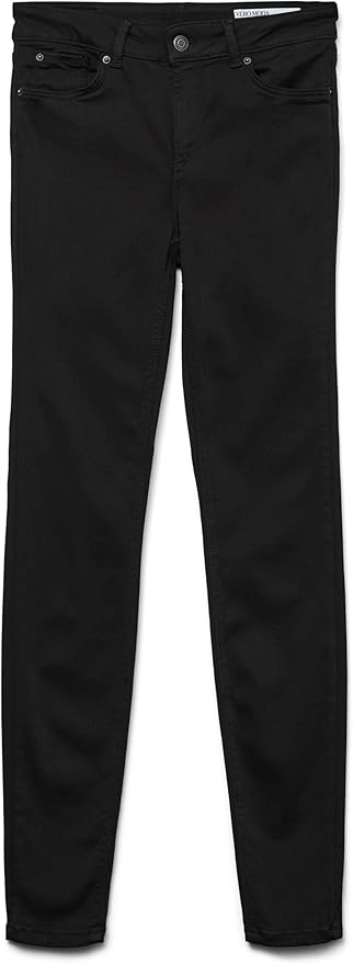 Vero Moda Vmlux Nw Super Slim Jeans Ba037 Noos Jeans dames, Zwart, XXS / 32L