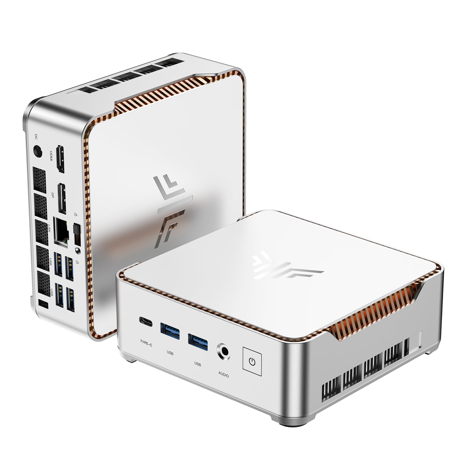 NiPoGi AKI PRO ミニPC 8GB RAM 128GB ROM NiPoGi Pinova P2 Mini PC AMD Ryzen 3300U W-11 Pro(Defeat N97/N150