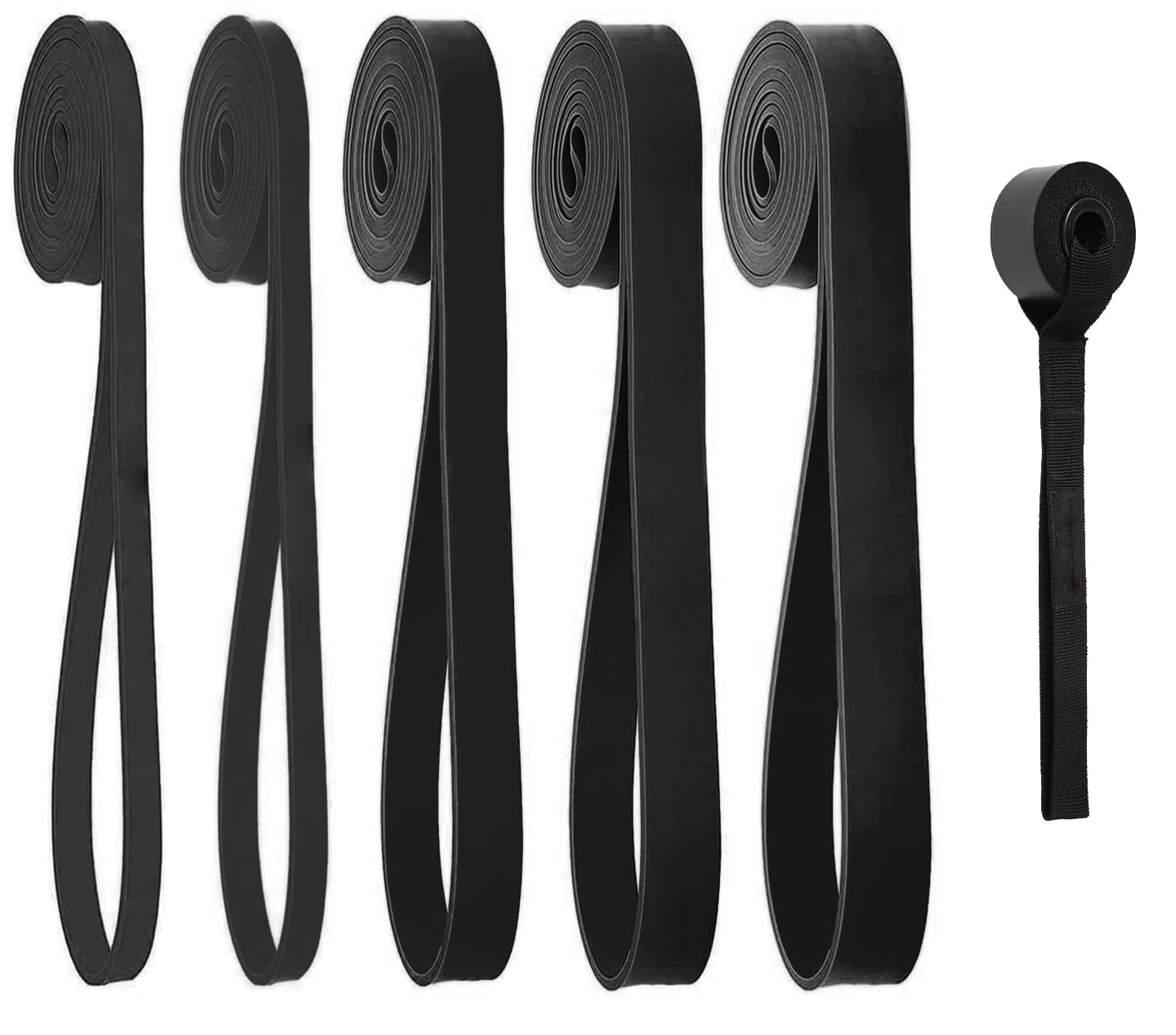 Resistance Bands, Pull Up Assist Bands - Workout Bands, Eexercise Bands, Long Resistance Bands Set for Working Out, Fitness, Training, Physical Therapy for Men Women