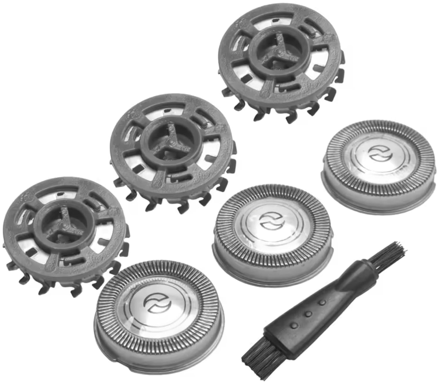 3 Pack | Repuesto Cabezales de Afeitadora para Máquina de Afeitar Eléctrica compatible con HQ4 HQ56 HQ55 HQ46 HQ3 HQ902 HQ6900 HQ6906 HQ6996 HQ6927 HQ5426 HQ5430 HS900 HS975 HS980