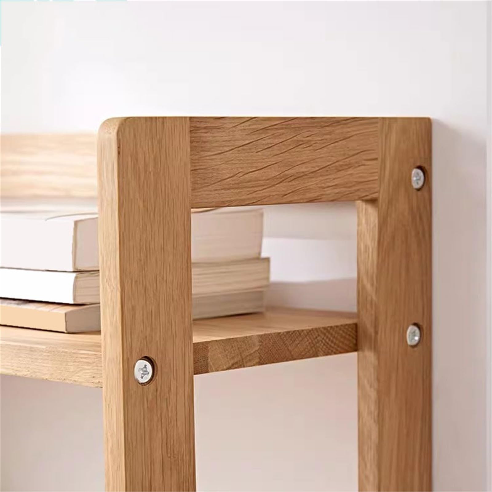 Nordic Minimalismus Holz Lagerregal Home Office Schreibtisch Multifunktionales Bücherregal Regal Bücher