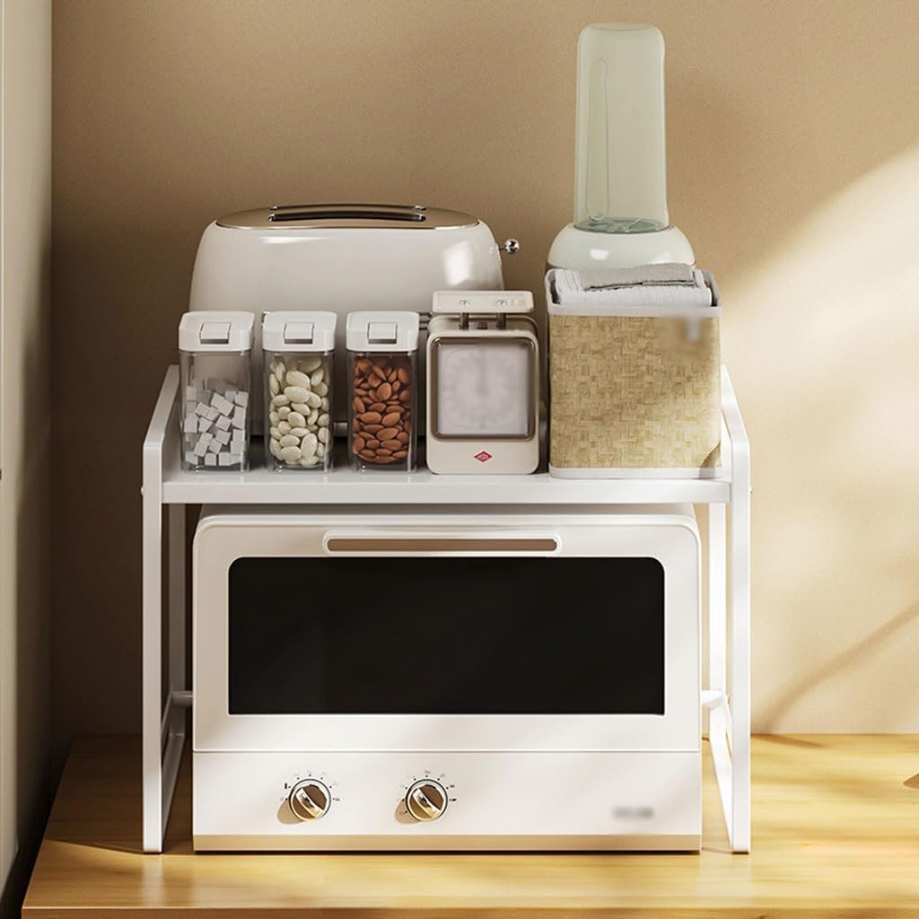 CHICKEN Pot and Pan Organizer Microwave Oven Rack, Rice Cooker, Pot Rack, Oven, Kitchen Storage Rack, Floor-Standing Multi-Layer Spice Rack, Pot Rack Kitchen Organizers and Storage