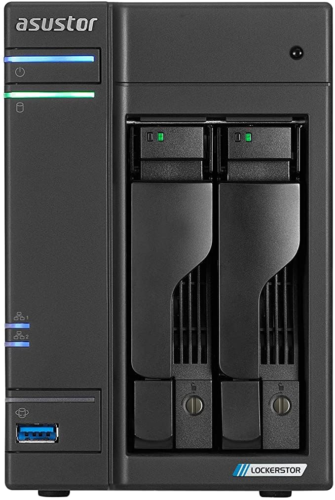 Amazon.co.jp: Asustor Lockerstor 2 Gen2 AS6702T - 2ベイNAS