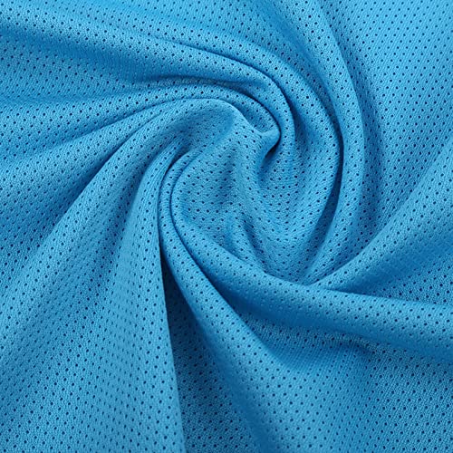 Colete Esportivo Infantil Tamanho Livre Azul, Colete de Treinamento de Futebol 12 Peças de Secagem R