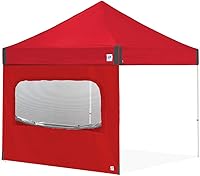 Vista 12 de E-Z UP Pared lateral individual con ventana mosquitera, se adapta a patas en ángulo de 10 pies, accesorio de clip de braguero, punzón